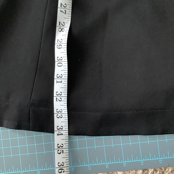 Rag & Bone Little Black Dress with Lamb Leather Panels Crew Neck size 2 - Picture 13 of 13